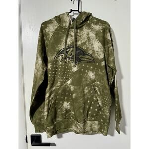 Baltimore Ravens Under Armour Freedom Hooded Sweatshirt Hoodie NFL Mens Small